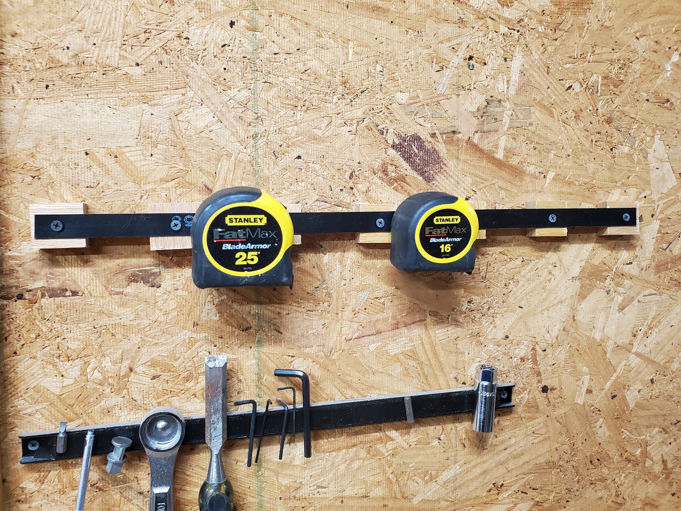 Tape Measure Rack 3 Steps Instructables Tape Measure Rack 3 Steps Instructables