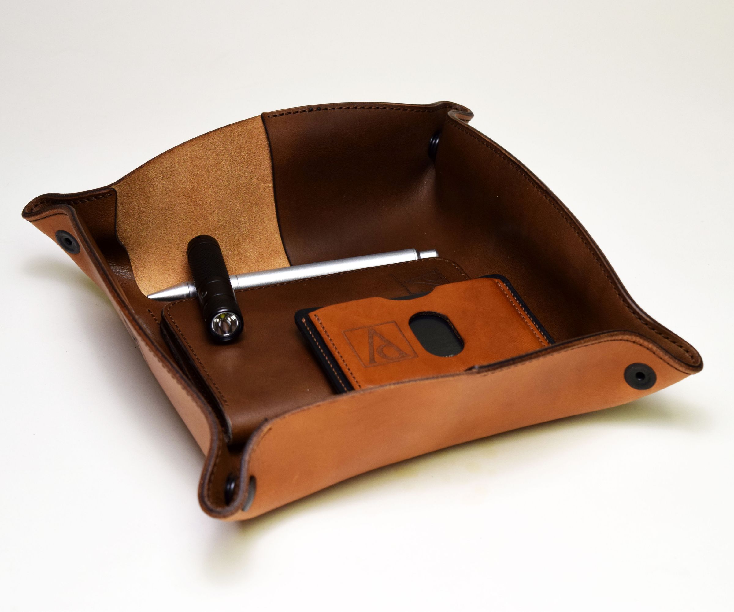Leather Valet Tray/Pouch