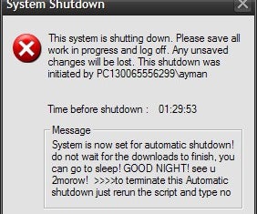 Program Your PC to Turn Off Automatically by Asigning Which Time You Want It to Do That