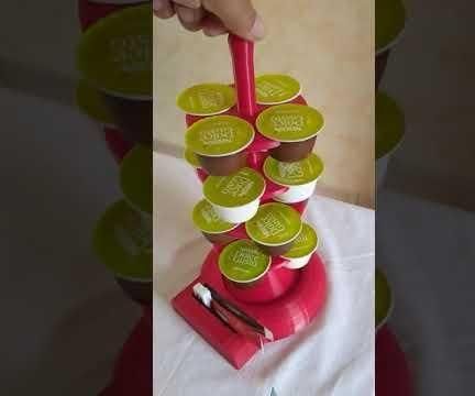Turn an Old Hard Drive Into a Rotating Dolce Gusto Capsule Holder