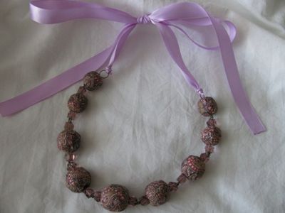 How to Make Fabric Covered Beads