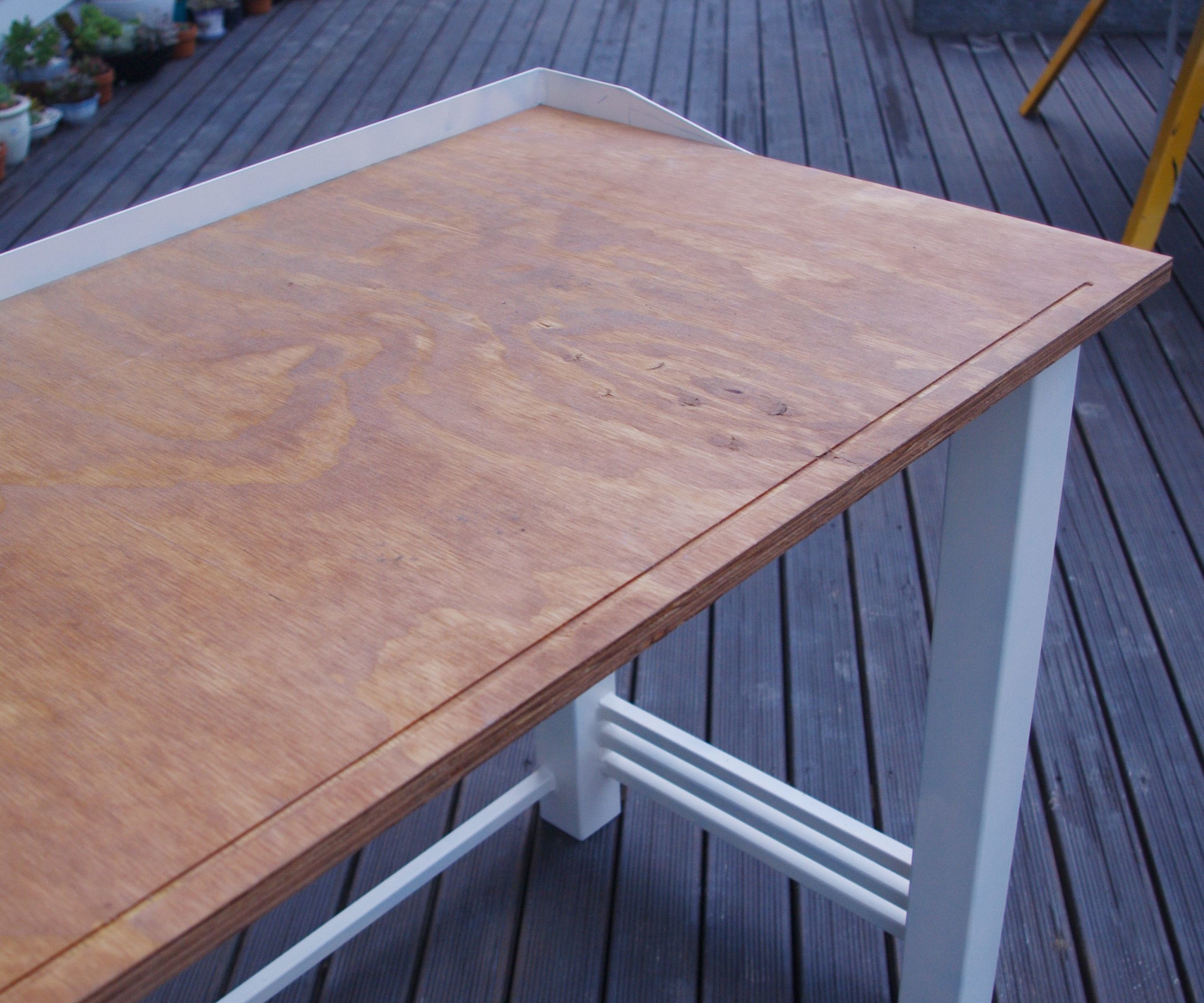 art deco crafts table