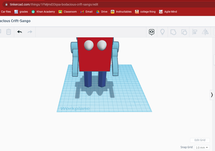 Box Bot (TinkerCAD)