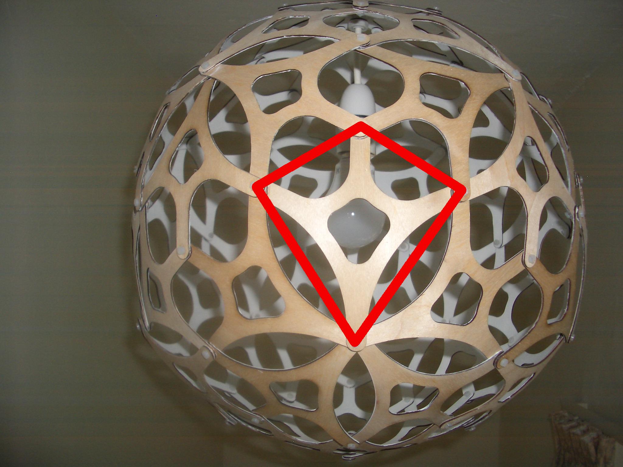 Interlocking Icosahedron Light Shade 9 Steps (with Pictures) Instructables