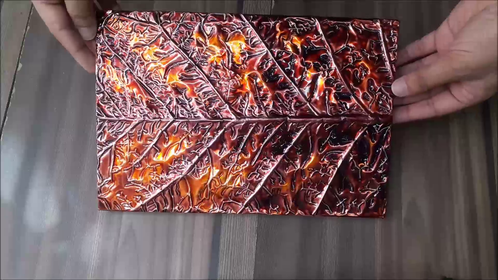 How to Make Leaf Embossed Painting / Metal Art 4 Steps Instructables