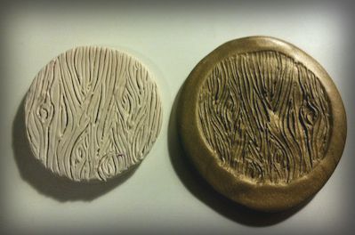 Polymer Clay Woodgrain Stamp