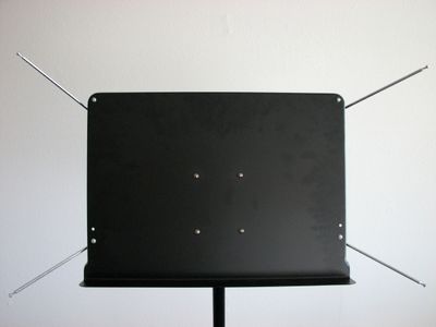 Preparing the Music Stand