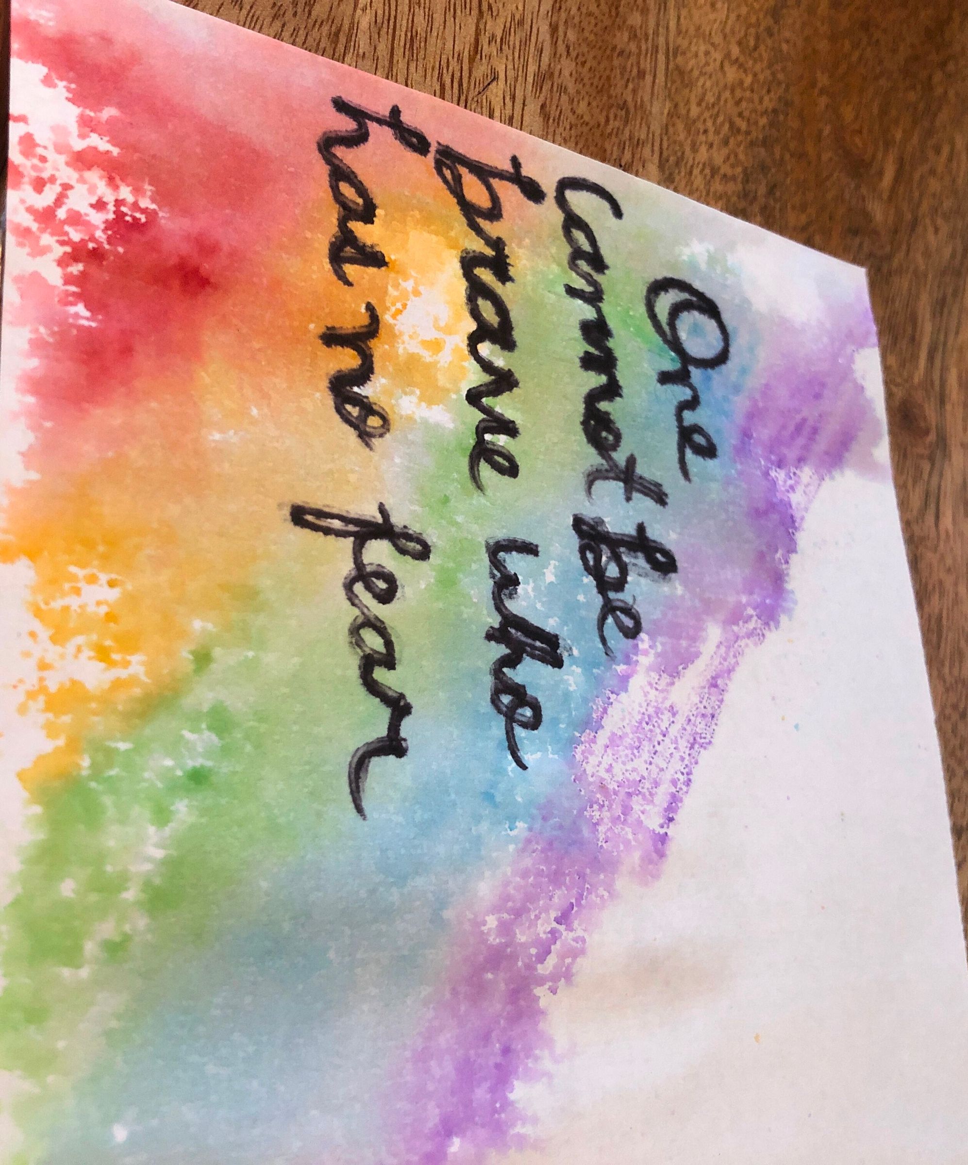 How to Make Watercolor With Marks 