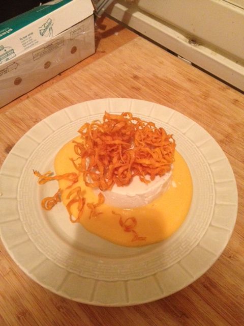 Maple Spiced Panna Cotta With Sweet Potato Two Ways