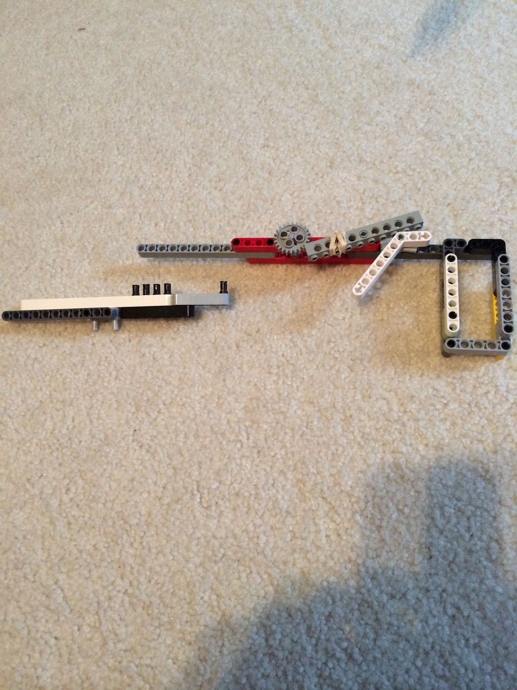 Simple Lego Rubber Band Gun 12 Steps Instructables