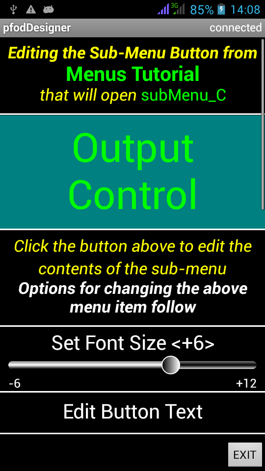Android Menu Button