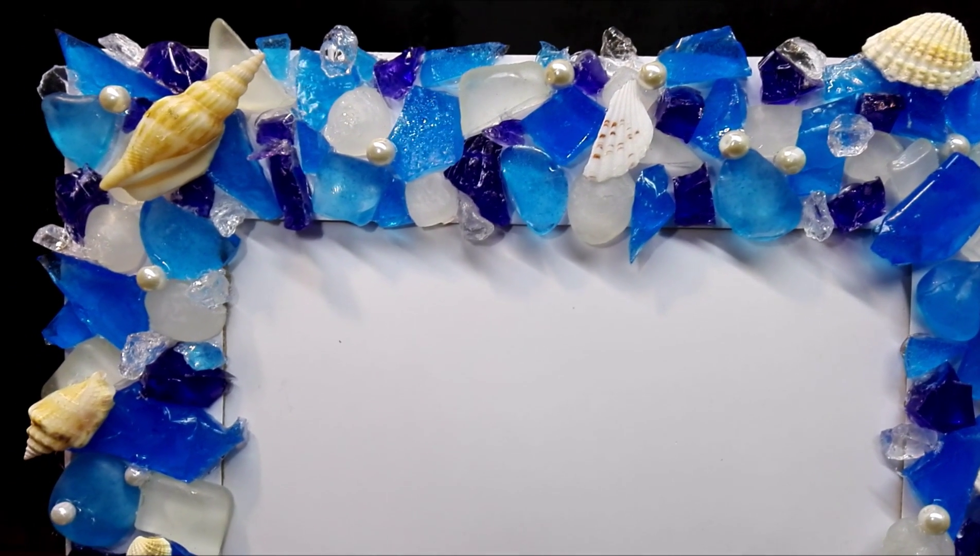 DIY Faux Sea Glass Frame 4 Steps Instructables