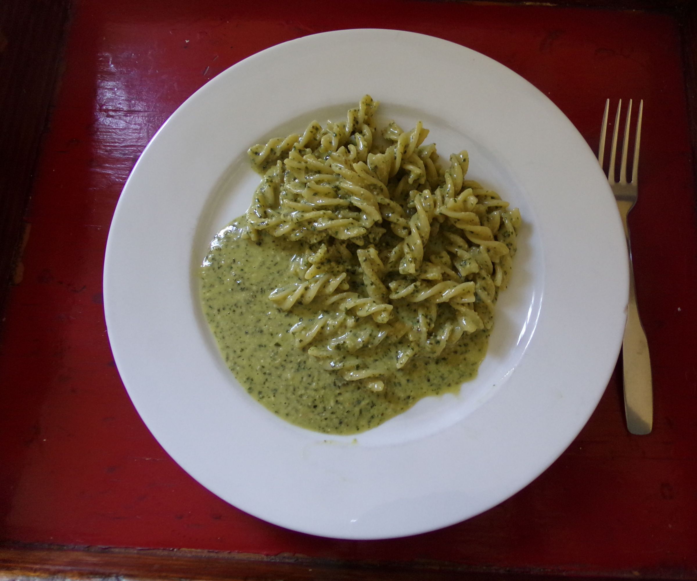 Creamy Basil Pesto Spagetti Sauce