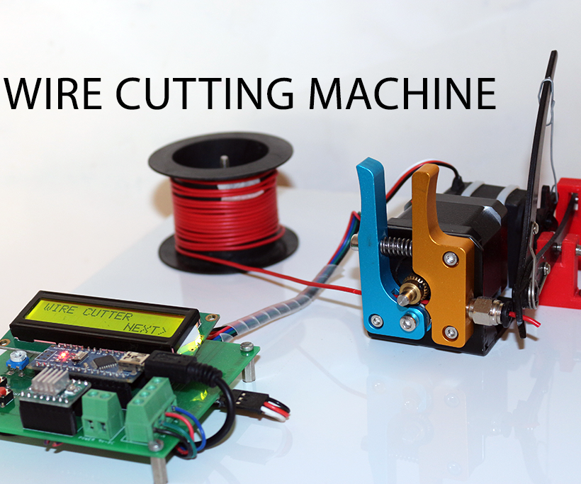 DIY Arduino Based Automatic Wire Cutting Machine