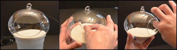 Fill, Level Sand in Terrarium and Clean Sand Line