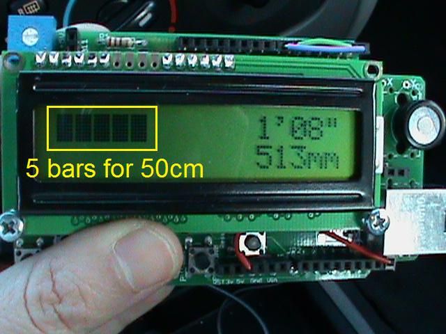 Arduino reverse obstacle sensor for cars