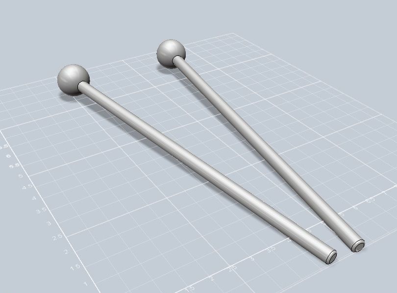 3D Printable Glockenspiel Mallets