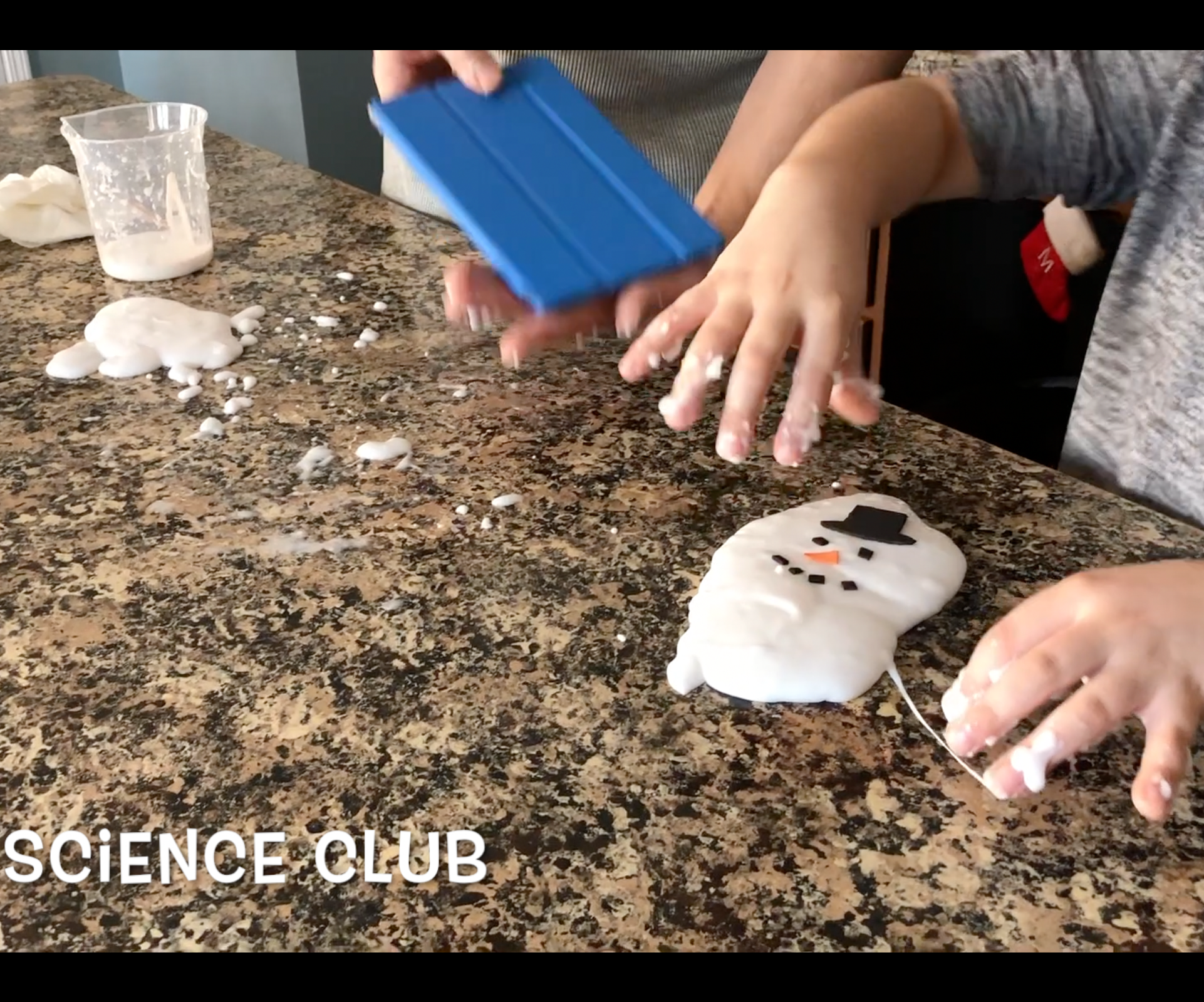 Slime! Melted Snowman Slime!!