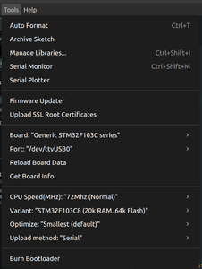 Setting Up Boards Prefernce for CH340