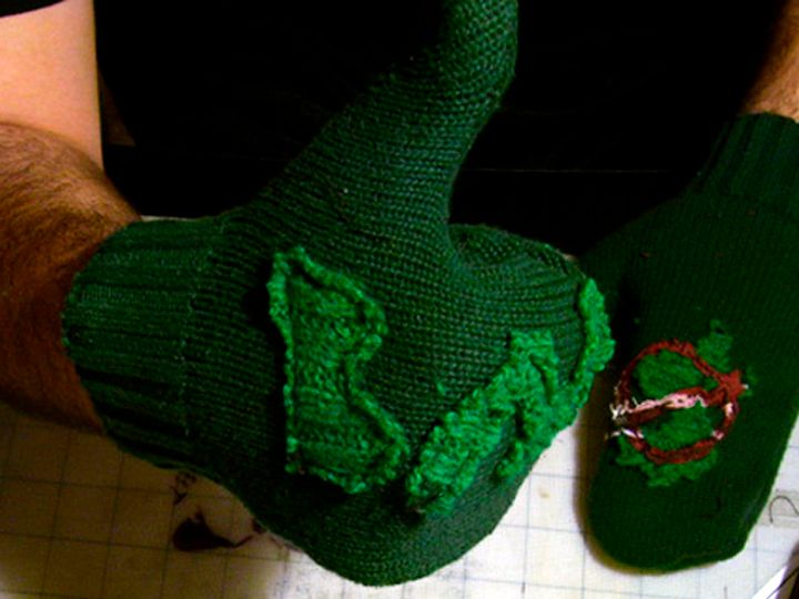 Make Mittens From Used Sweater