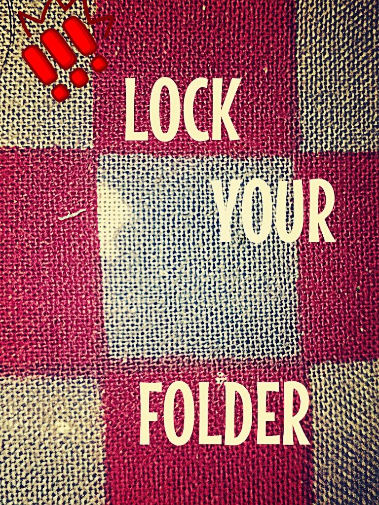 How To Lock Folder Through CMD