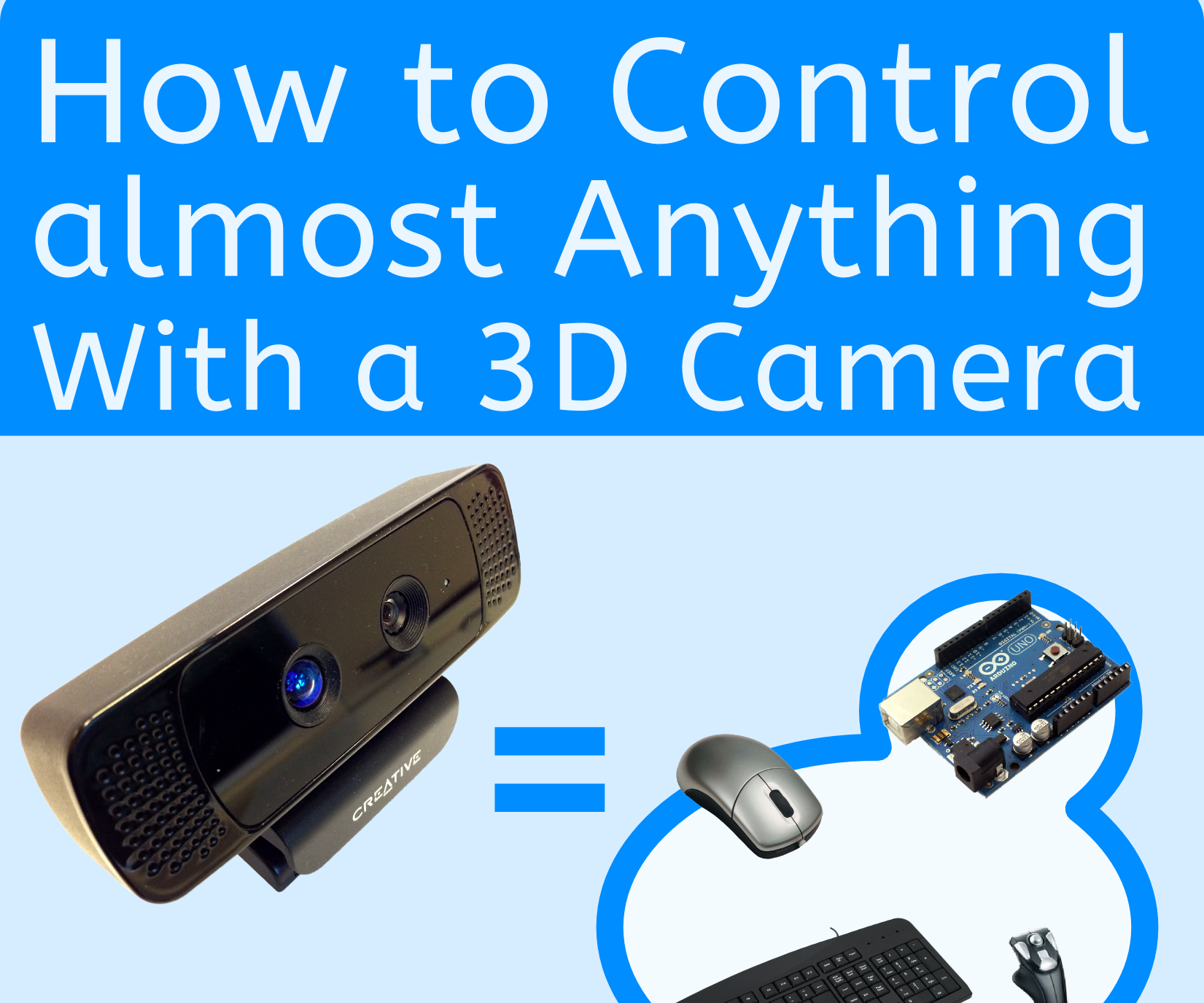 How to Control almost anything with a 3D camera (including your Arduino)
