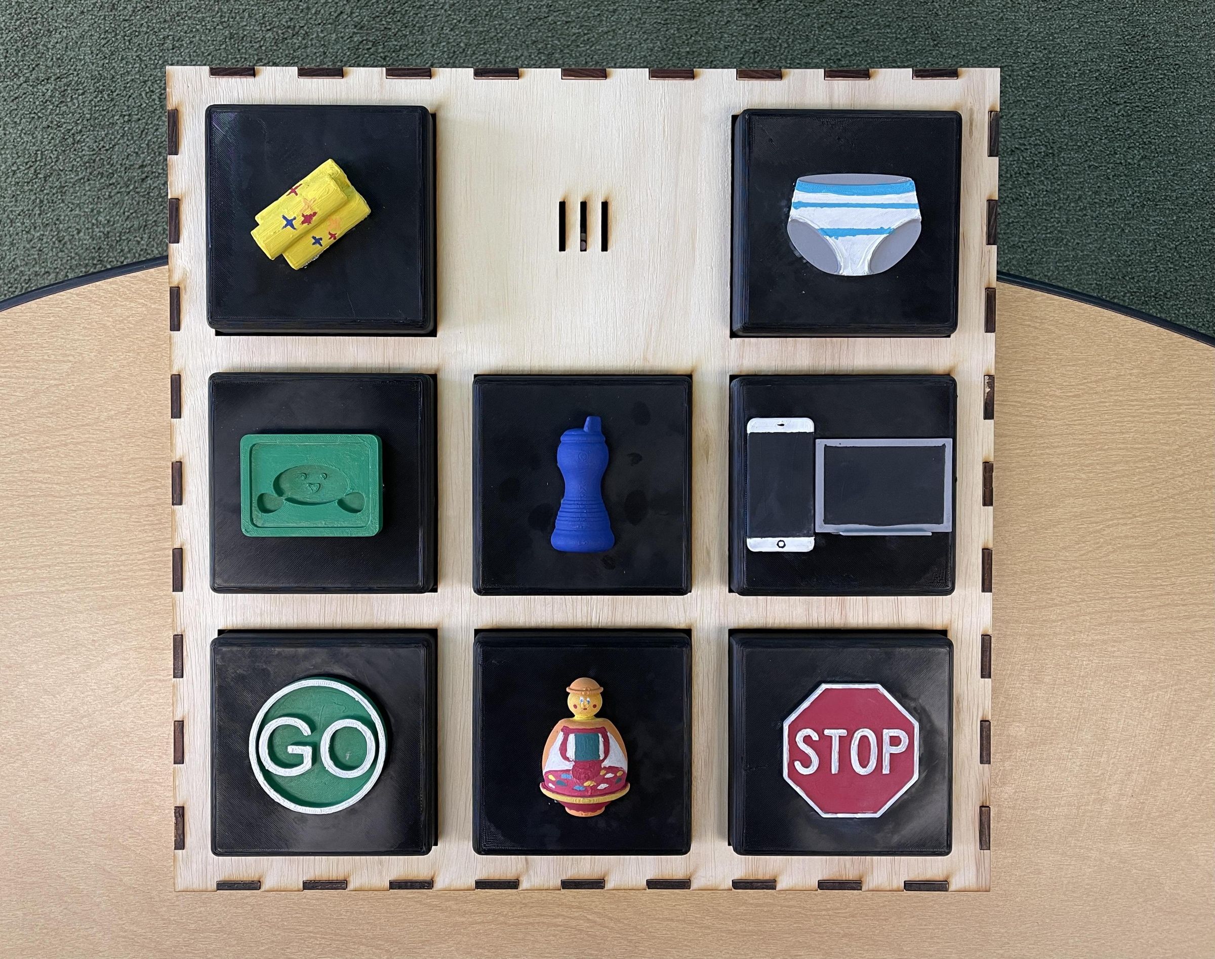 Tactile Electronic Communication Board (Aided AAC)