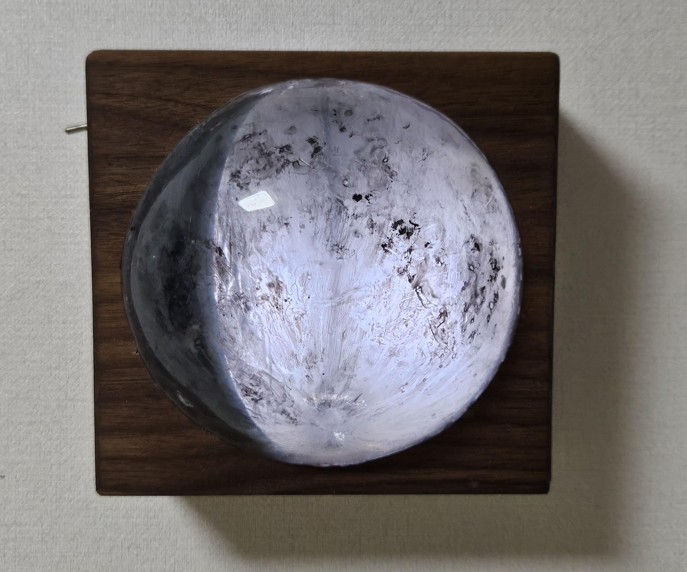 Wooden Moon Phase Clock