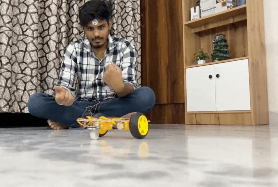 Brain-Controlled Car: EEG + EMG Robotic Control