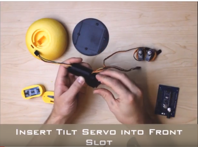 Insert Tilt Servo
