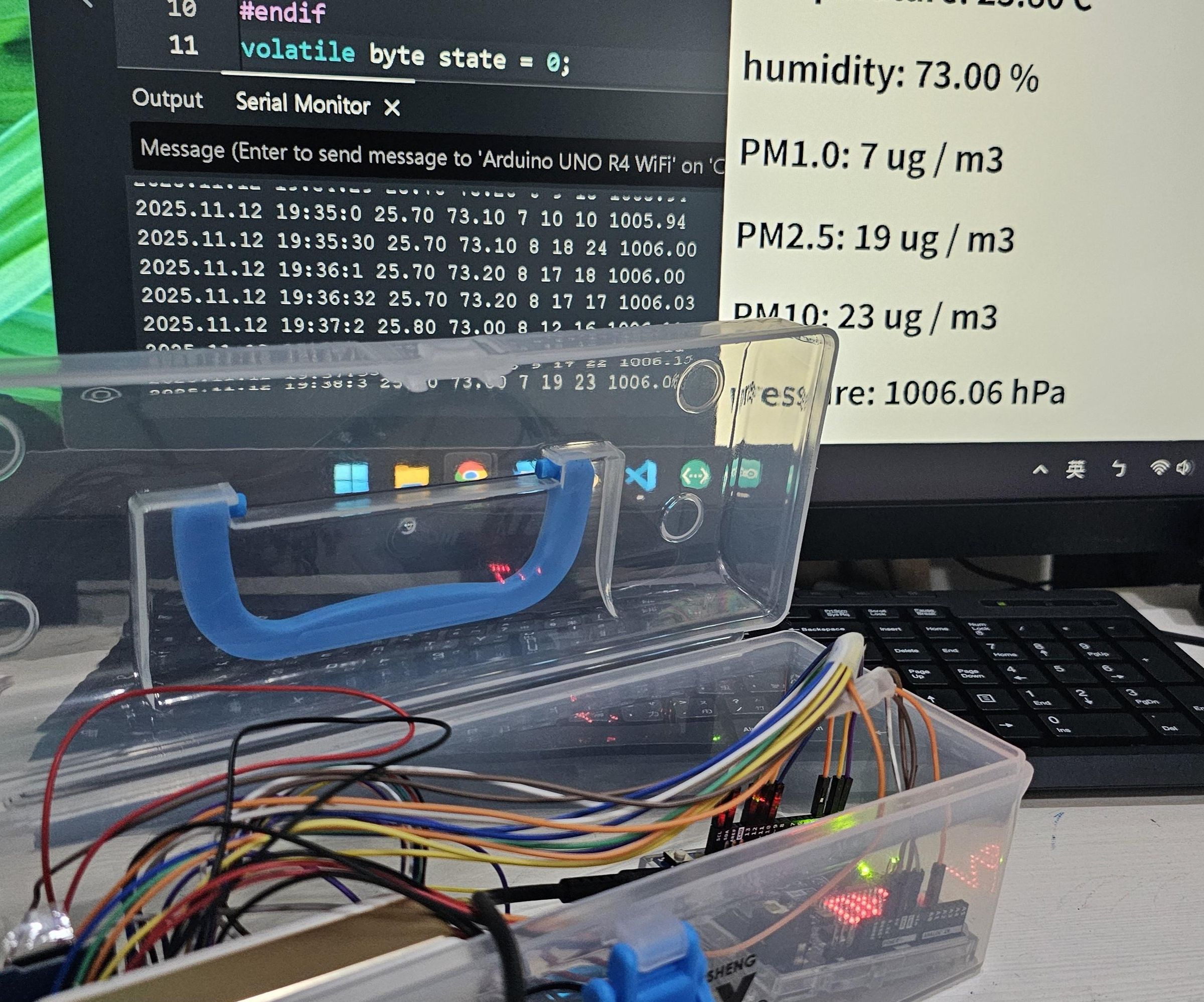 Arduino Environmental Data Collection Device