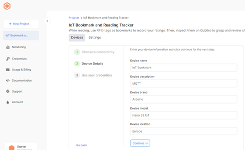 Setting Up an IoT Application on Qubitro