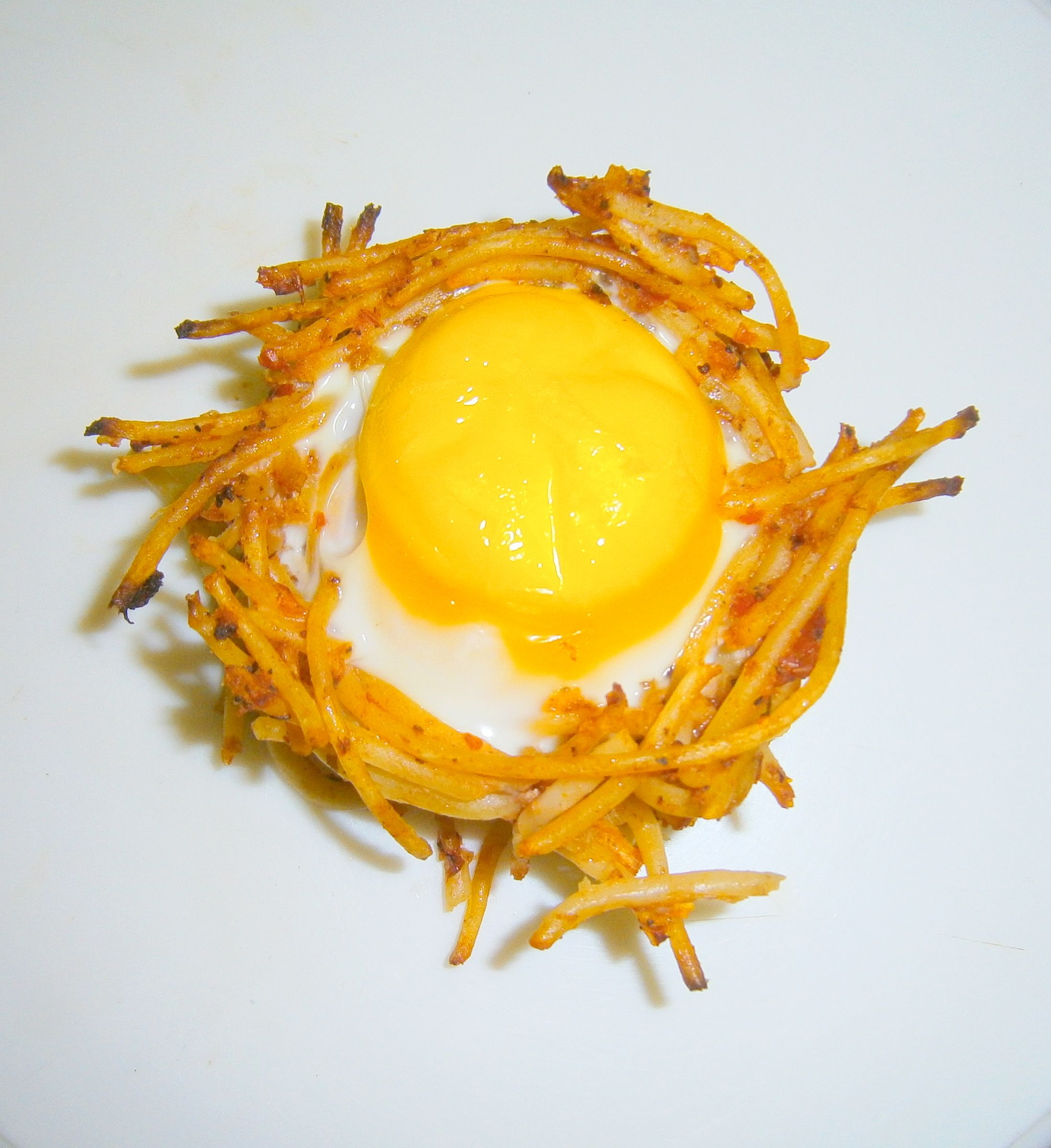 Spaghetti Egg Bird's Nest