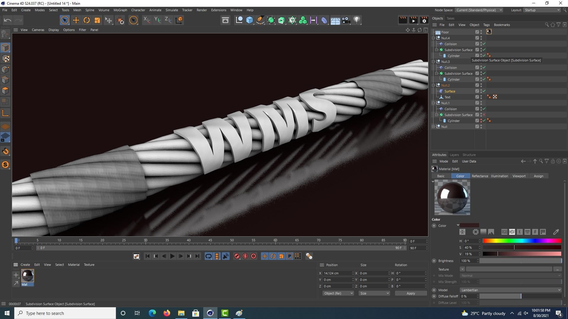 Deform Collision Surface With MoGraph Cinema 4D Tutorial