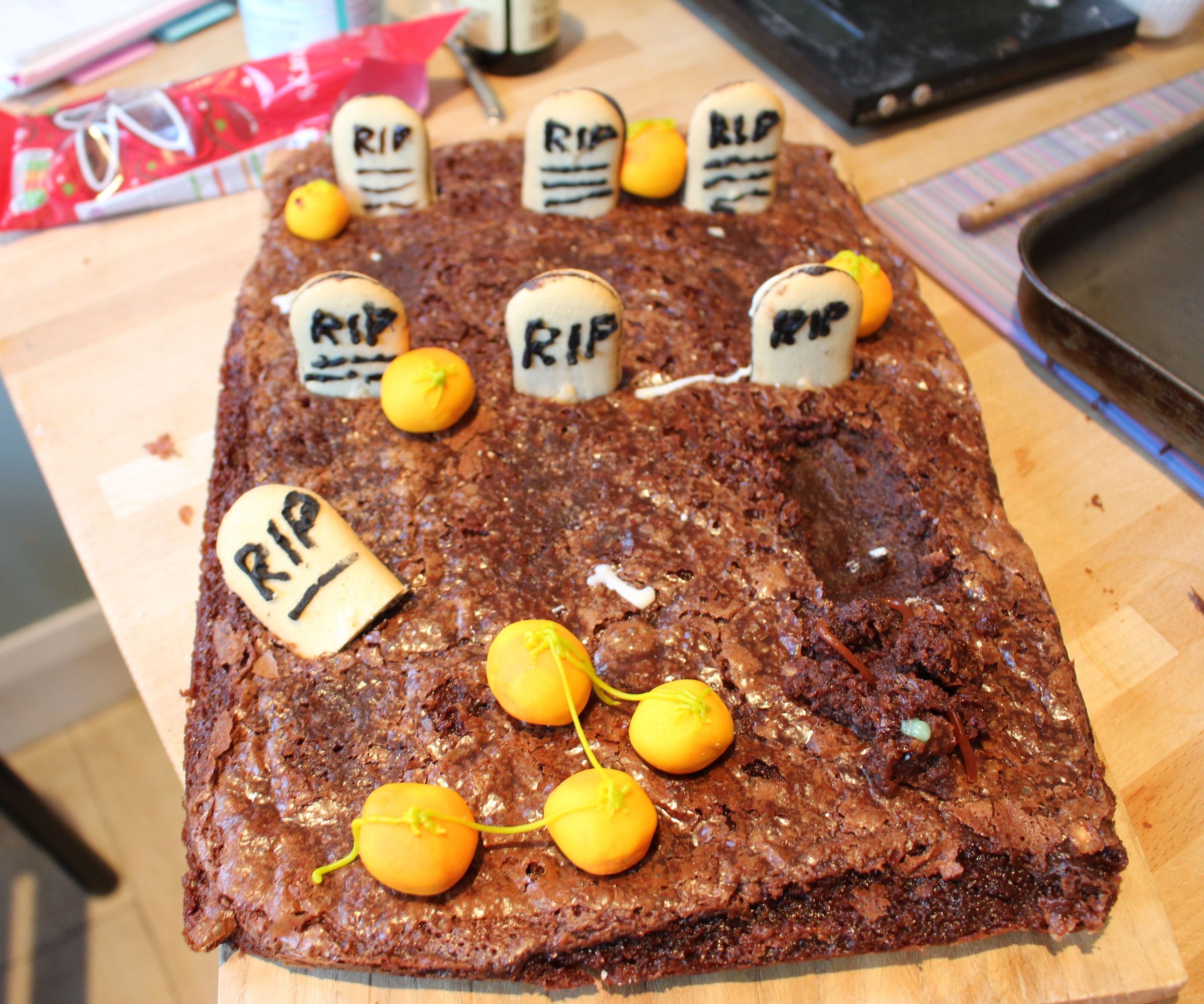 Chocolate Brownie Graveyard