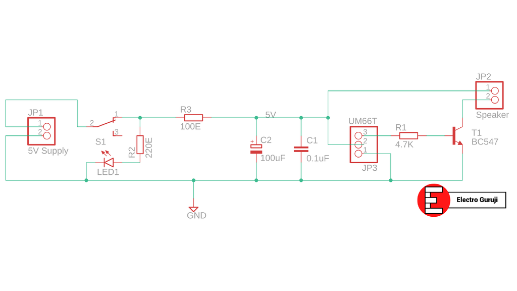 DIY Musical Doorbell : 7 Steps (with Pictures) Circuit Diagram
