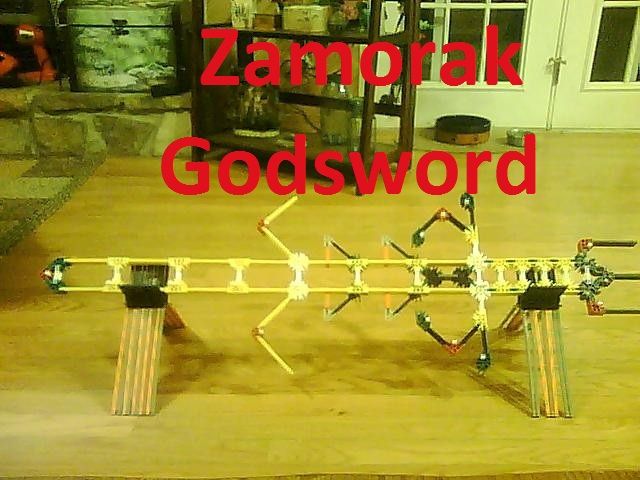 Knex Sword V4 (zamorak Godsword)
