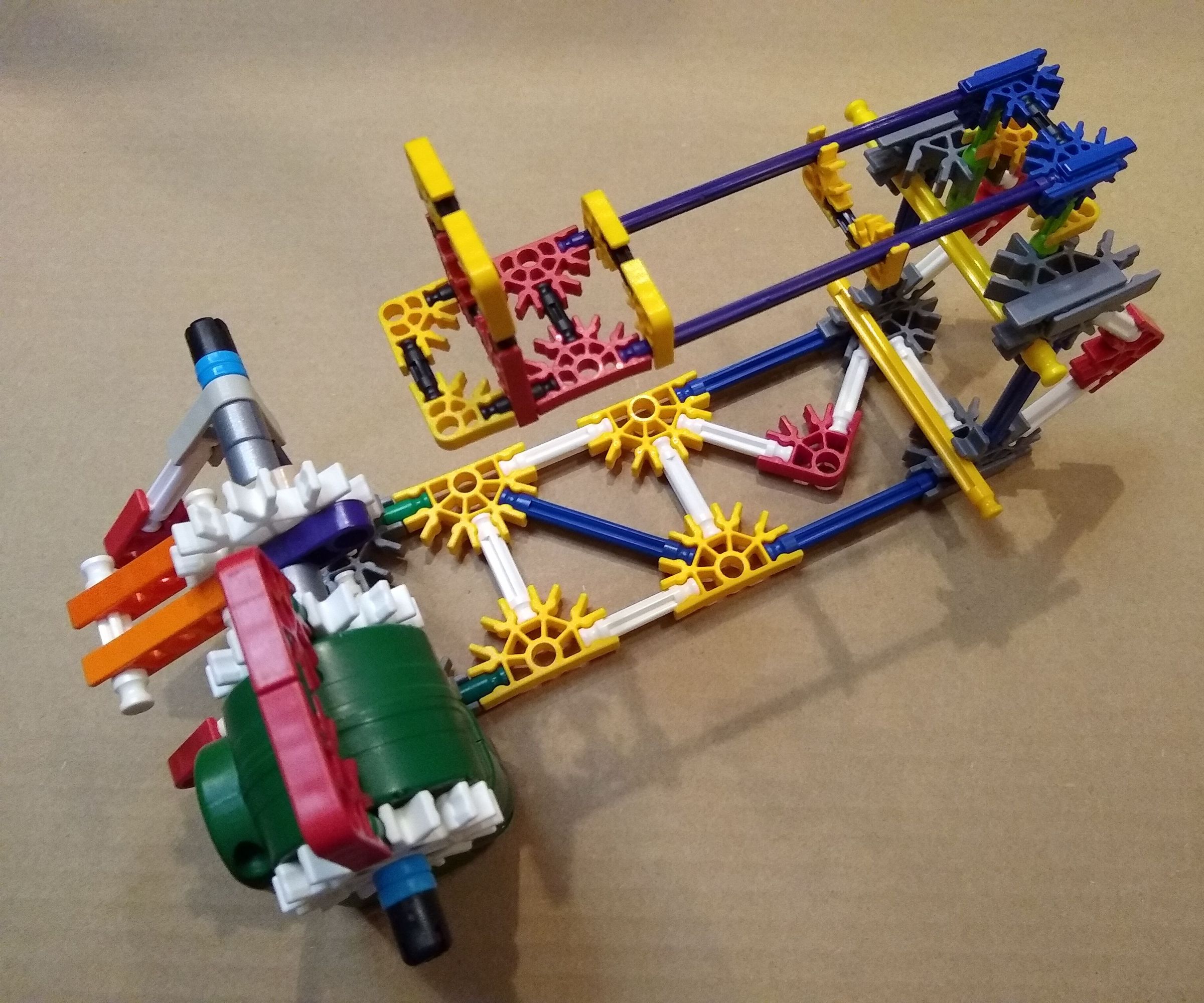 K'nex Paper Wad Launcher