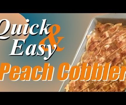 Quick, Cheap, and Easy Peach Cobbler