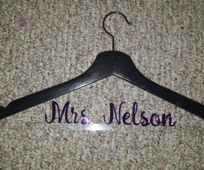 How to Create a Wedding Dress Hanger
