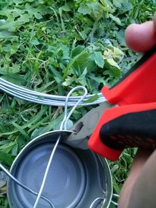 Pull the Metal Wire Back Inside the Can