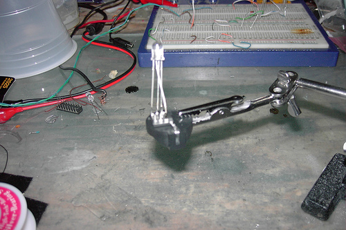 LED fireflies prototype