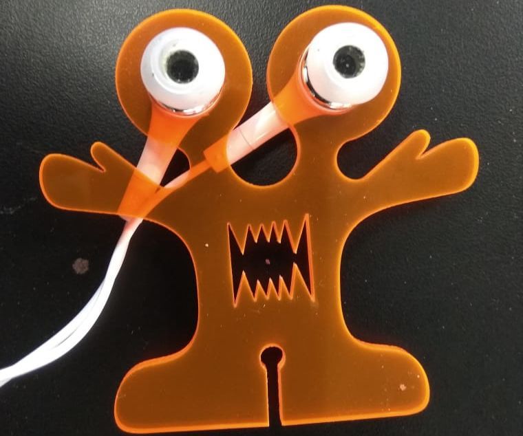 Laser Cut Earphone Holder