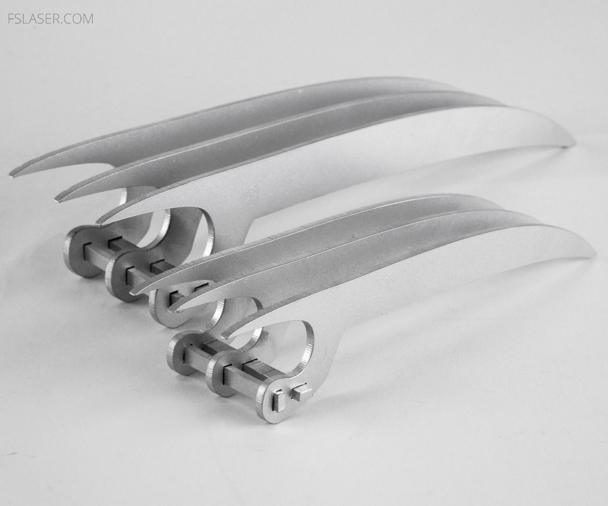 Laser Cut Wolverine Claws