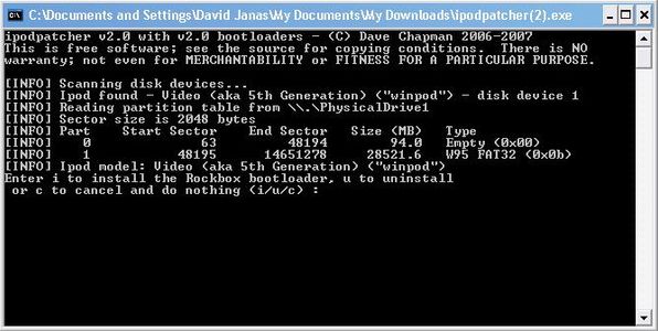 Installing RockBox