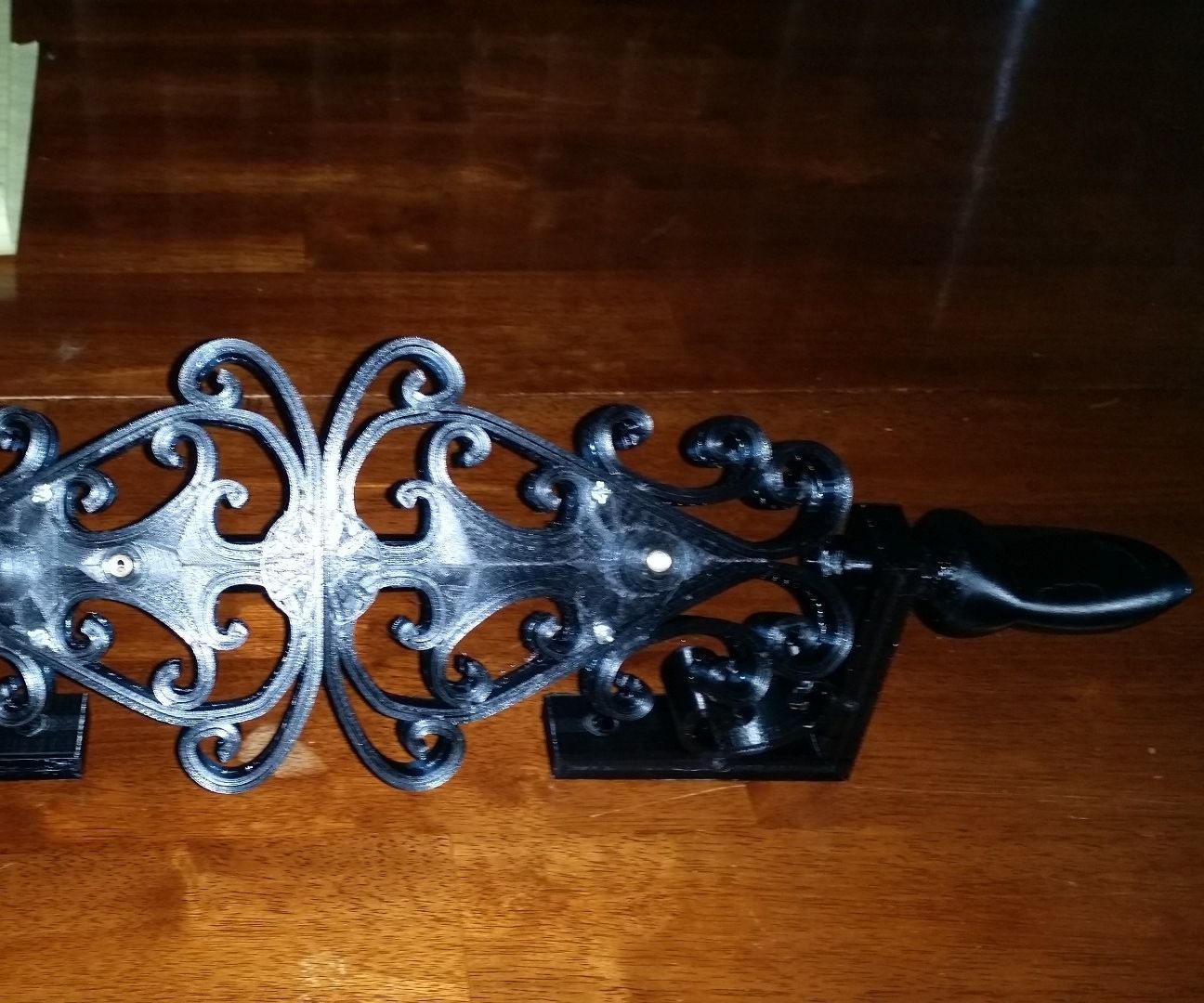 3d printed Dual Laser Ornamental Iron Yard Decoration