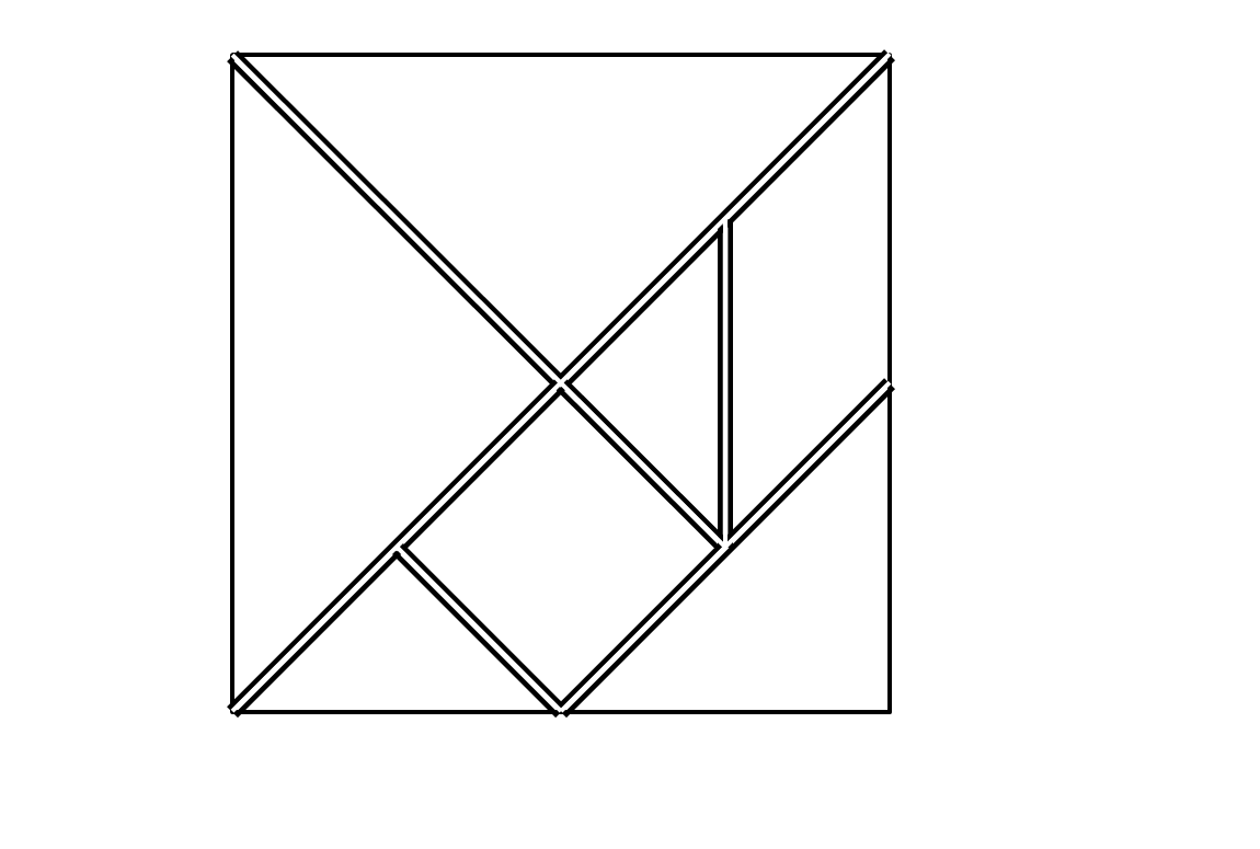 Tangram When Ever Where Ever (with Scrap Paper)