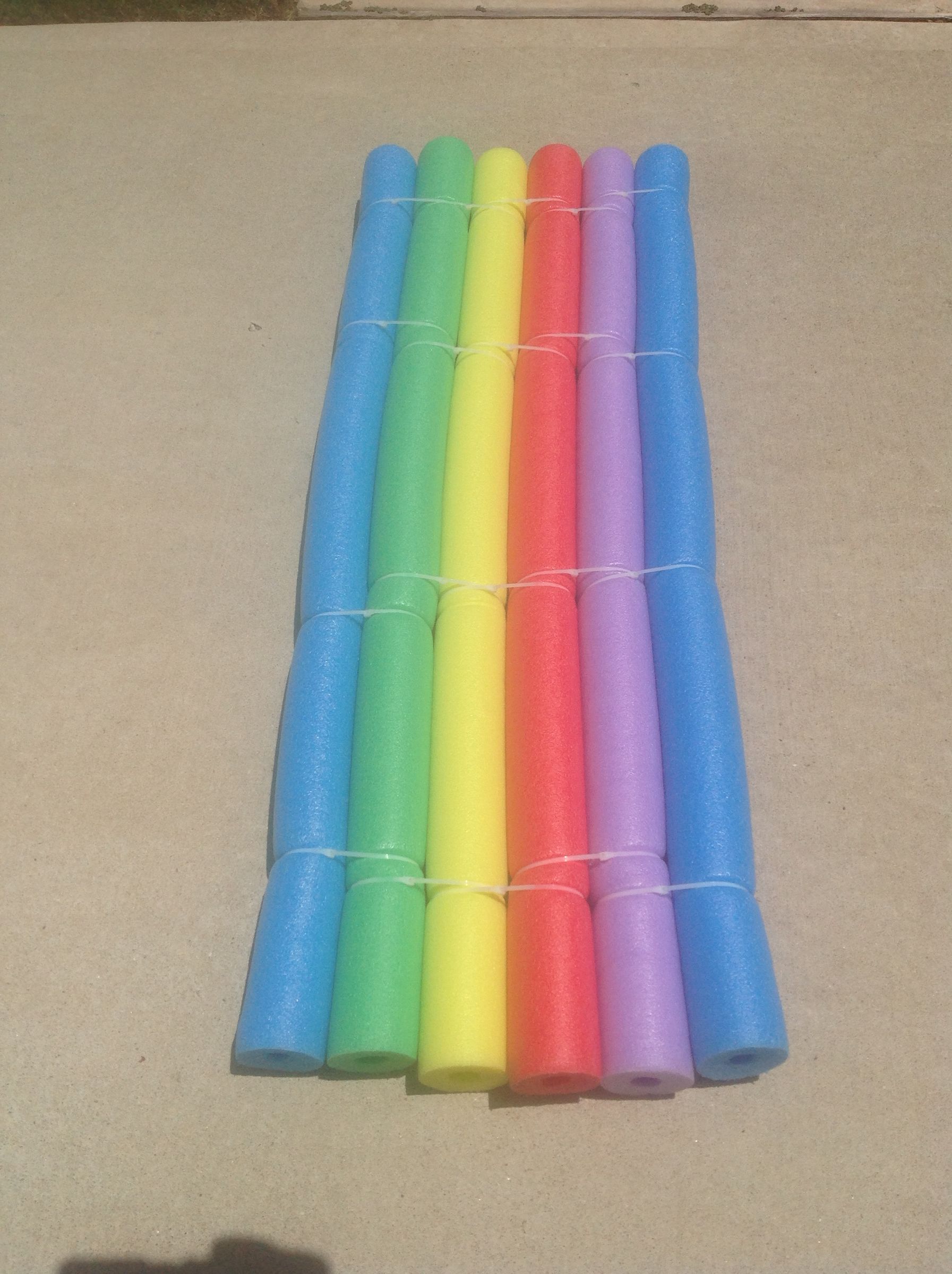 Swim Noodle Raft