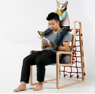 CAT-CHAIR：A Rocking Chair Design That Can Accommodate 3 Cats