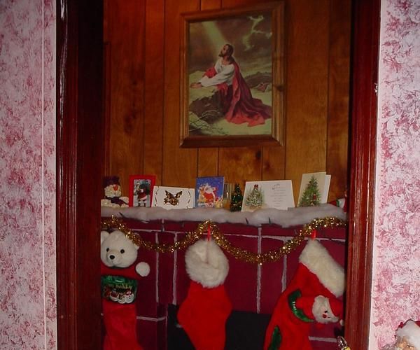 Faux Fireplace